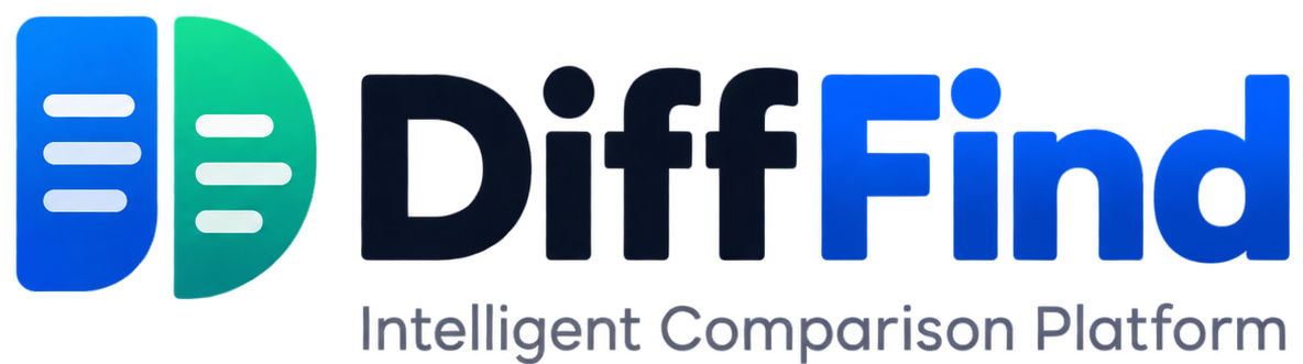 DiffFind — Intelligent Comparison Platform